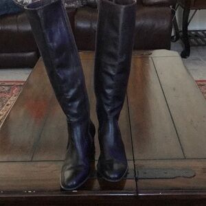 Sudini Brown Leather Boot Size 5.5.